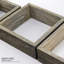 Ensemble de 3 tablettes murales Vintage Farmhouse Shadow Box-2130657470