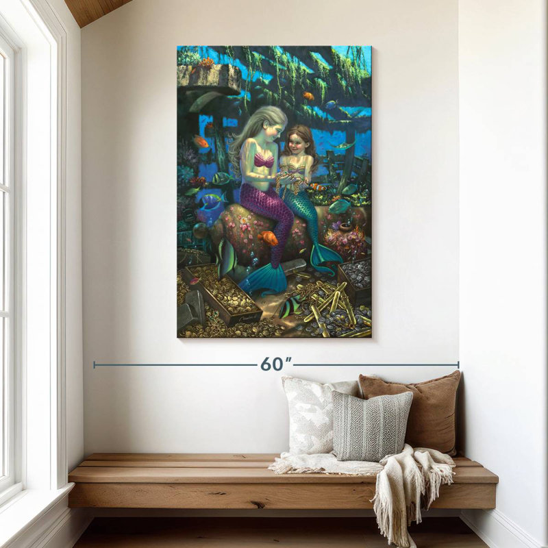 Ashelle Angels Of The Deep, H 48 po x l 32 po