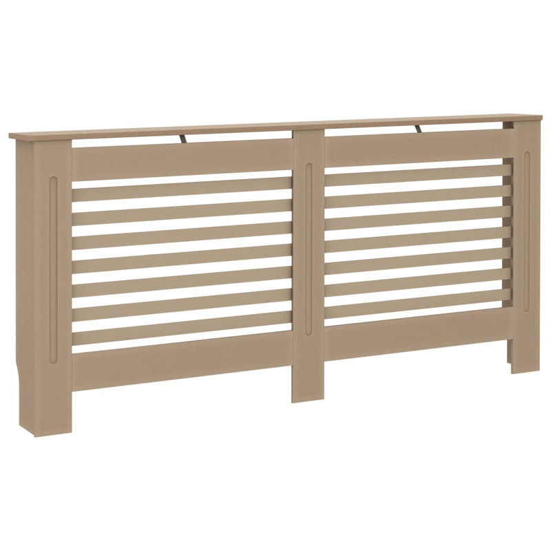 Loren Radiator Cover, 81cm H x 152cm W x 19cm D, Brown