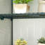 Outsunny 4 Tier Lean-to Mini Greenhouse Roll-Up Door 110 x 50 x 171cm Grey