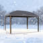 Pavillons et abris de toit en acier durable, pavillon moderne pour recevoir