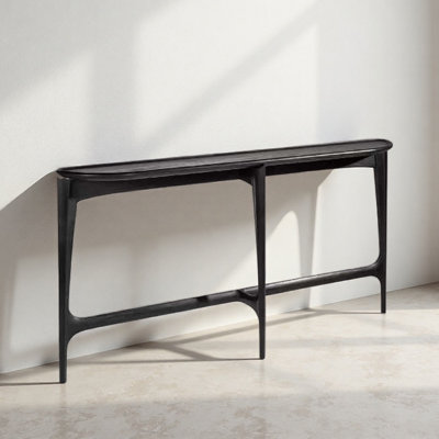 Console d'entrée italienne en bois massif minimaliste