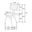 Ensemble de 2 chaises d'appoint rembourrées en cuir-2136258524