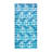 Reversible Microfiber Beach Towel for Kids - Quick Dry, Sand Free 28 x 58 inch - Fun Shark & Anchor Print Pool Towel for Boys