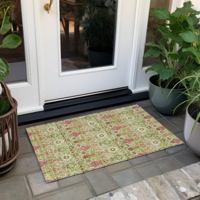 Machine Washable Indoor/Outdoor Gursevak ACN2251 Global Rug