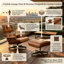 Fauteuil d'appoint et repose-pieds Modern-80912280