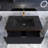 Modern Wall Mounted Striped Bathroom Vanity With Sink And Soft-Close Drawer-1120624491