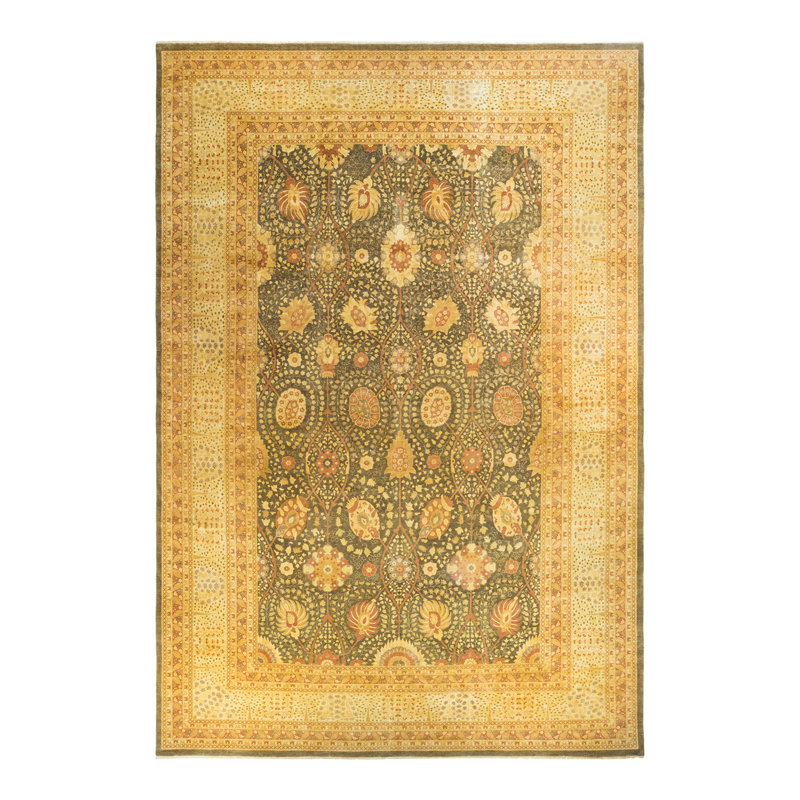 Classic One-of-a-Kind 12' 2" x 18' 5" Hand Knotted Area Rug