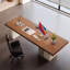 Grande table de bureau en bois massif-189988821