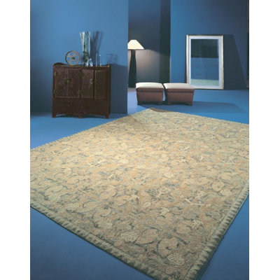 Fresco One-of-a-Kind Rectangle 12'1" X 17'7" Wool Area Rug in Beige/Gray