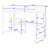 Marcia Wooden Loft Bed with Shelves,Desk and Writting Board-564260967-564260965