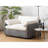 Oversized Chenille Single Sofa Chair,Wide and Deep Seat Accent Chair,Modern Upholstered Armchair-1122554226