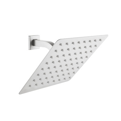 Pomme de douche High Waterfall 304 en acier inoxydable - Pluie ultra-mince avec buses autoportantes, dissimulation du corps entier, configuration sans tracas, excellente protection contre les averses de la douche, étapes d'installation facile,