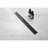 Linear Shower Drain With Removable Quadrato Pattern Grate, 304 Stainless Shower Drain Included Hair Strainer And Leveling Feet
