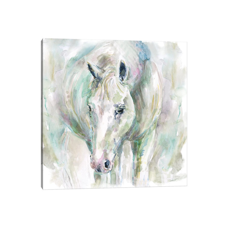 Garden Visit by Carol Robinson - Print on Canvas, Wrapped Canvas, 66.04 cm H x 66.04 cm W x 3.175 cm D