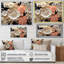 Collage abstrait de fleurs de corail sur toile-8365728-8365742