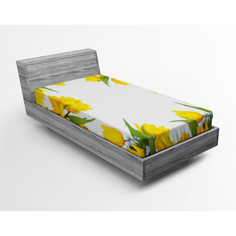 Drap-housse à fleurs, Drap-housse simple TG
