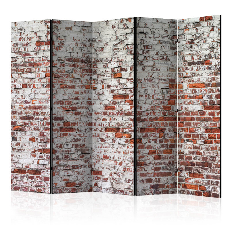Carvell Solid Wood Folding Room Divider, 5