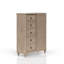 Commode 5 tiroirs finition sable