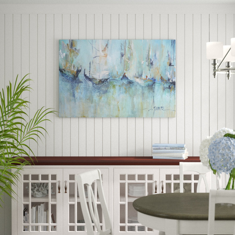 Altamar by Leticia Herrera - Painting on Canvas, 81cm H x 122cm W, Wrapped Canvas