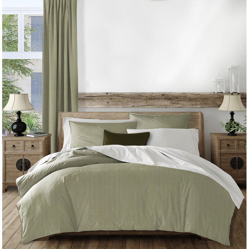 Standard Cotton Duvet Cover Set, Walnut, Super Queen Duvet Cover + 2 Shams