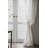 Lausanne White Retro Translucent Lace Window Curtains Flounce-1446196417
