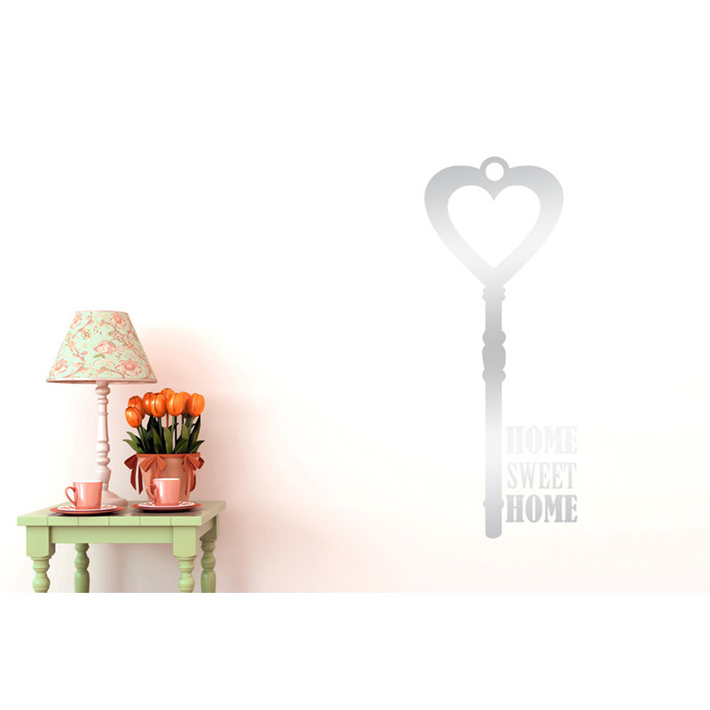 Wall Decal, Medium, Shiny Silver