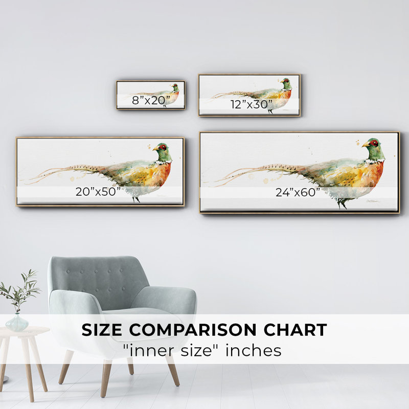 Harvest Pheasant- Framed Canvas
