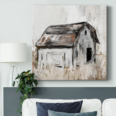 Neutre grange II sur toile, impression