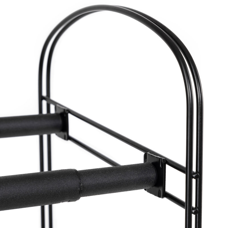 24 Pair Shoe Rack, Black