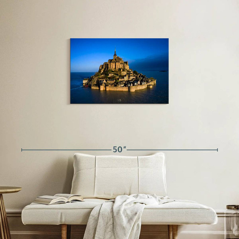 Île du Mont Saint-Michel, H 20 po x l 30 po
