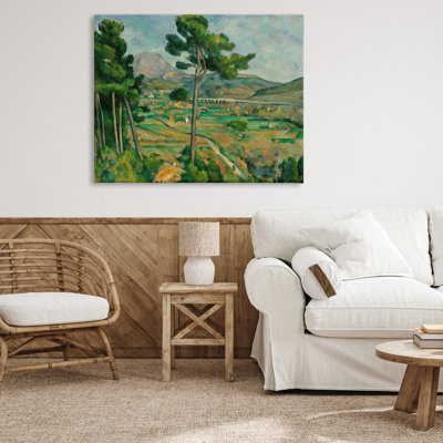 Classical Mont Sainte Victoire Canvas, design by Paul Cezanne
