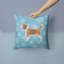 Coussin intérieur/extérieur en flocons d’hiver-32011152
