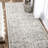 Asmin Medallion Area Rug for Living Room Bedroom Dining Room Kitchen, Grey/Ivory-534710791