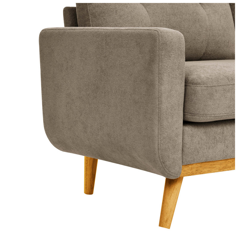 Canapé rembourré en polyester capitonné l 29,9 po x P 67,7 po x H 34,6 po Engage