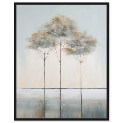 Toile réfléchissante forêt I par Art Remedy