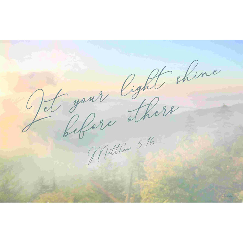 " Let Your Light Shine " by Lori Deiter Painting Print, 12" W x 8" H