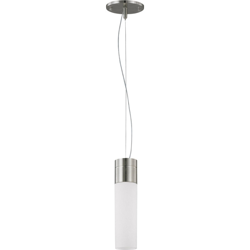 Hoddesd 1 - Light Single Pendant, No, Brushed Nickel