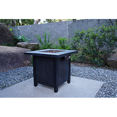 25" H Outdoor Patio Propane Gas Fire Pit Table - 50