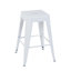 Tabouret à hauteur de comptoir 24 po, ensemble de 4 tabourets de bar en métal sans dossier, empilable, amovible et facile à assembler, pour économiser de l'espace pour un îlot de cuisine / bar / café / salle à manger-1284229681-1284230607