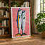 Two Fish Standing Boho - Print-136792136-136792140