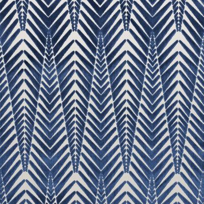 Schumacher x Neisha Crosland Zebra Velvet Fabric