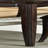 Dark Walnut Finish Dining Table w/1 Leaf