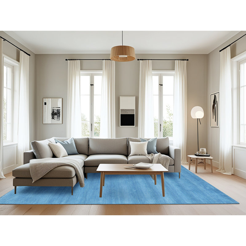 Tapis bleu Palmore, Rectangle 8 pi x 12 pi