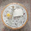 Table basse 31,50 "avec rangement ouvert