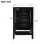 Meuble-lavabo de 20 pouces avec assemblage facile, lavabo en céramique et tiroir à fermeture en douceur pour une installation rapide. Portes compactes, tablette de porte double couche