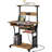 3-Tier Rolling Computer Desk with Charging Station, USB Ports, and Keyboard Tray for Home Office-107559386
