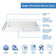 Visions 60" W x 30" D x 78" H Semi Frameless Rectangle Shower Kit with Fixed Panel and Base