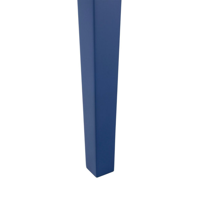 Ernest Upholstered Dining Chair, Navy Blue