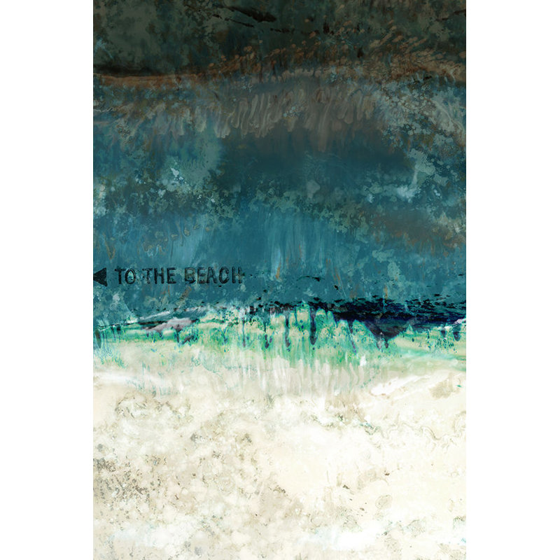 «Beach Time» par Sofia Fox - impression, H 60 po x l 40 po, Extérieur